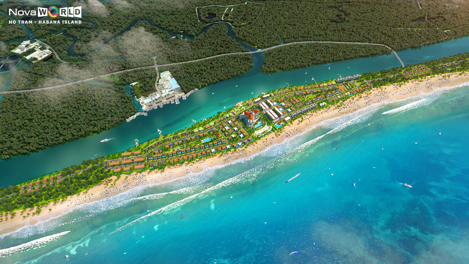 Toàn cảnh dự án habana island hồ tràm skycentral